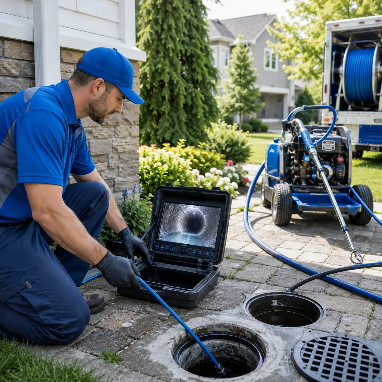 Outdoor drain cleaning professionals serving Low Moor, IA