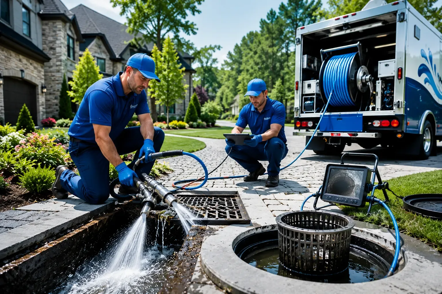 Local outdoor drain cleaning professionals in Low Moor, IA